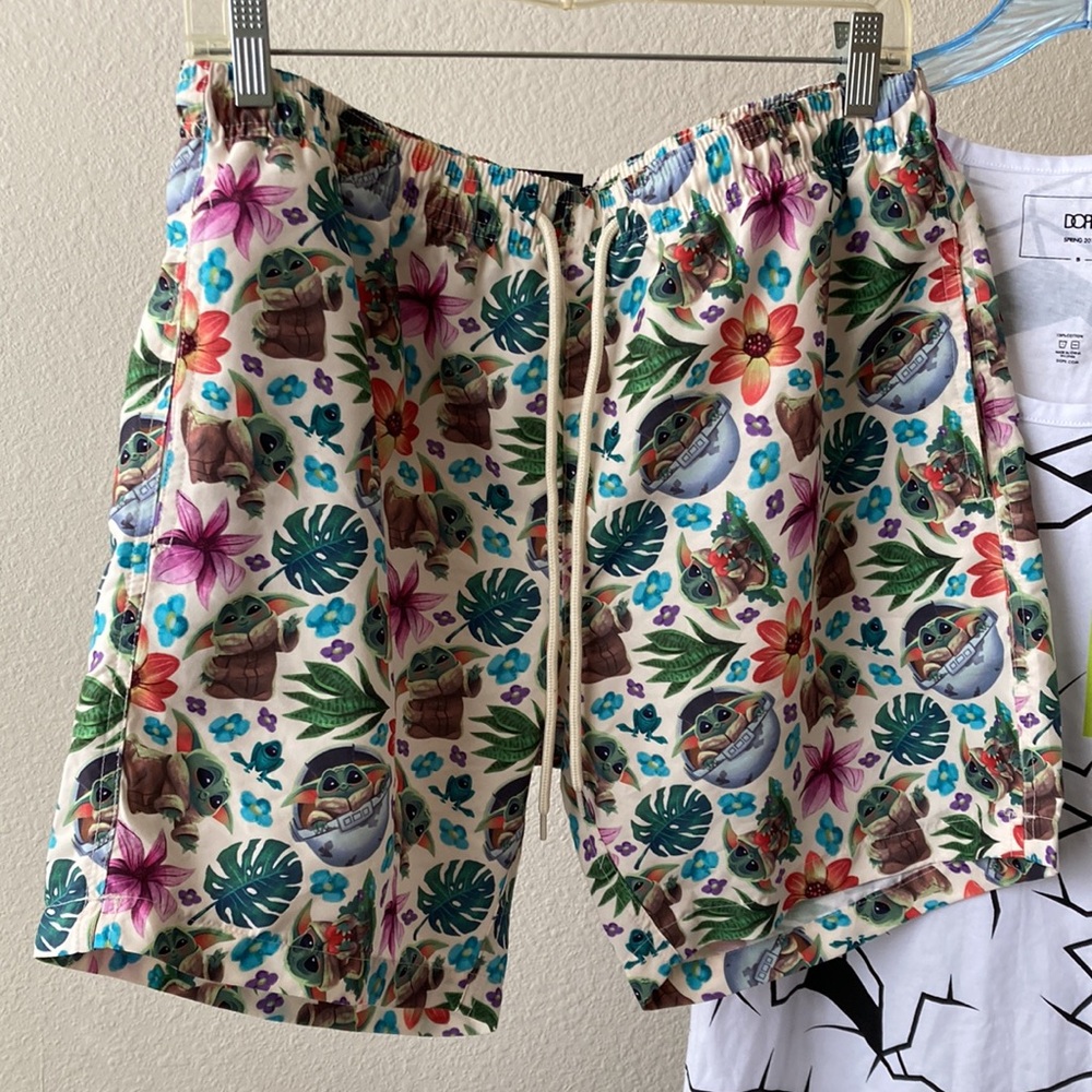 Star Wars Baby Yoda Swim Trunks
